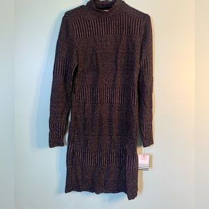 Ophelia Roe, long sleeved sparkle dress, nwt, size medium.